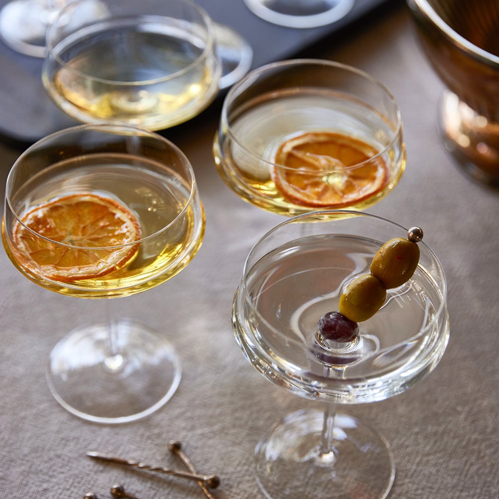 Kelly Wearstler Zuma Collection - Champagne Coupe | Set of Four