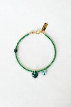 Load image into Gallery viewer, Abacus Row Confetti Bracelet, Mirror Mirror - Emerald
