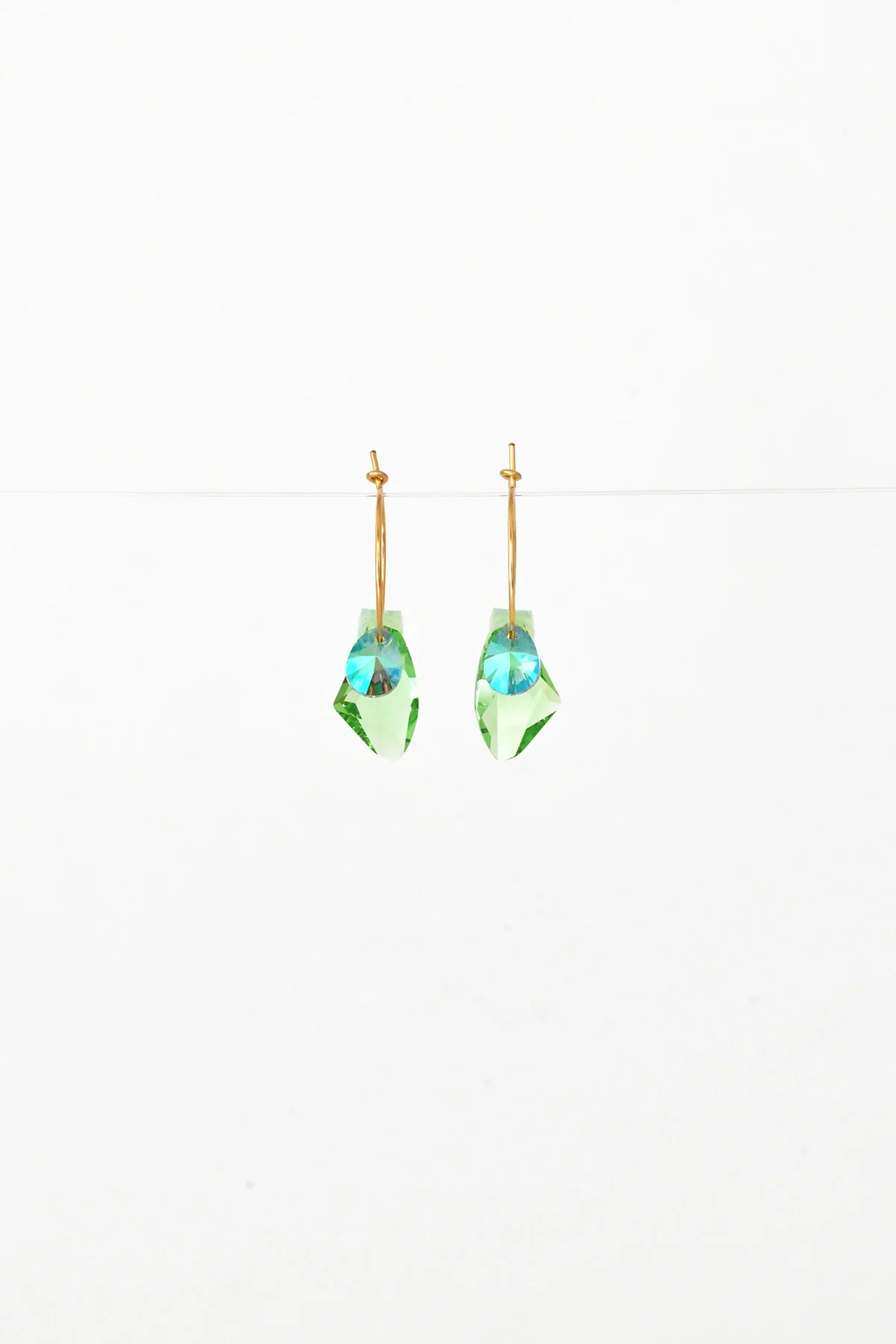Abacus Row Sage Flower Earrings - No. 2