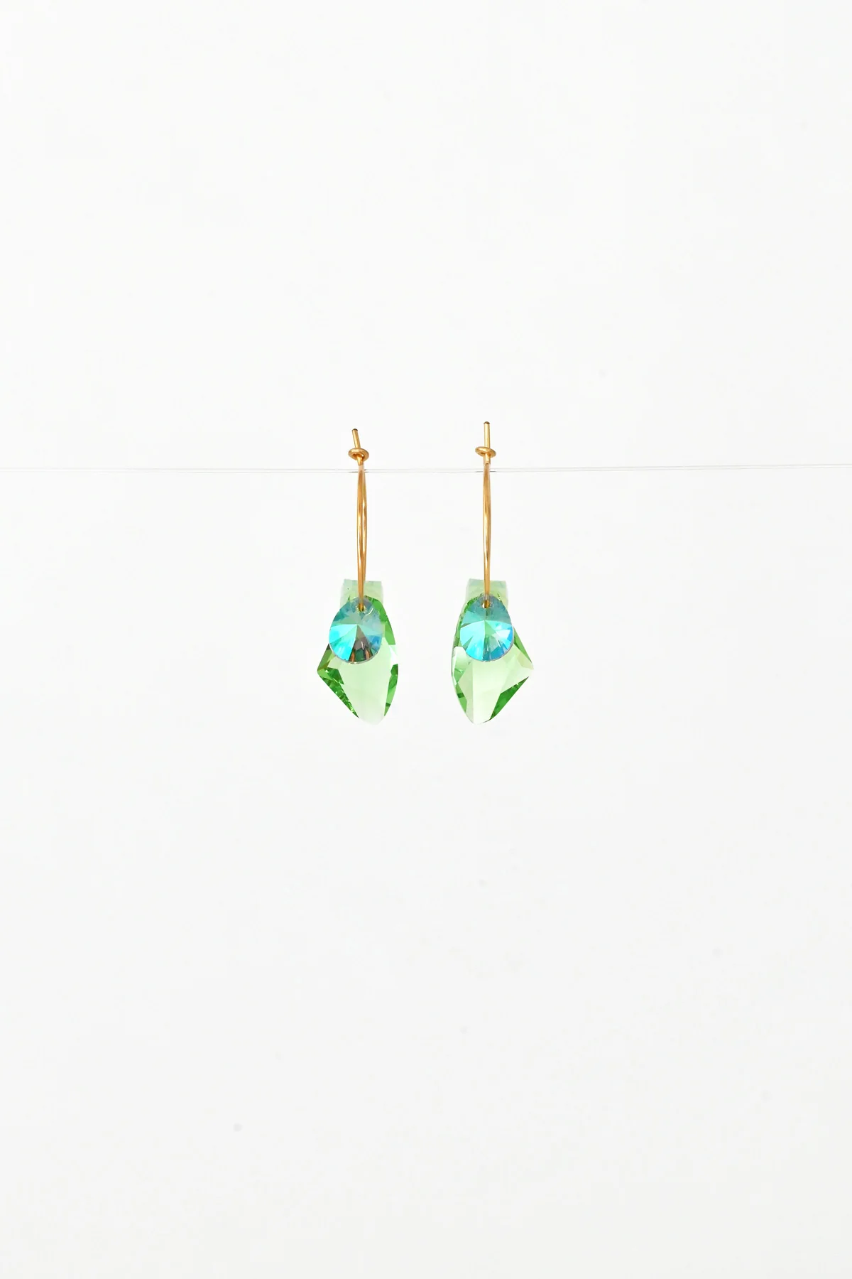 Abacus Row Sage Flower Earrings - No. 2