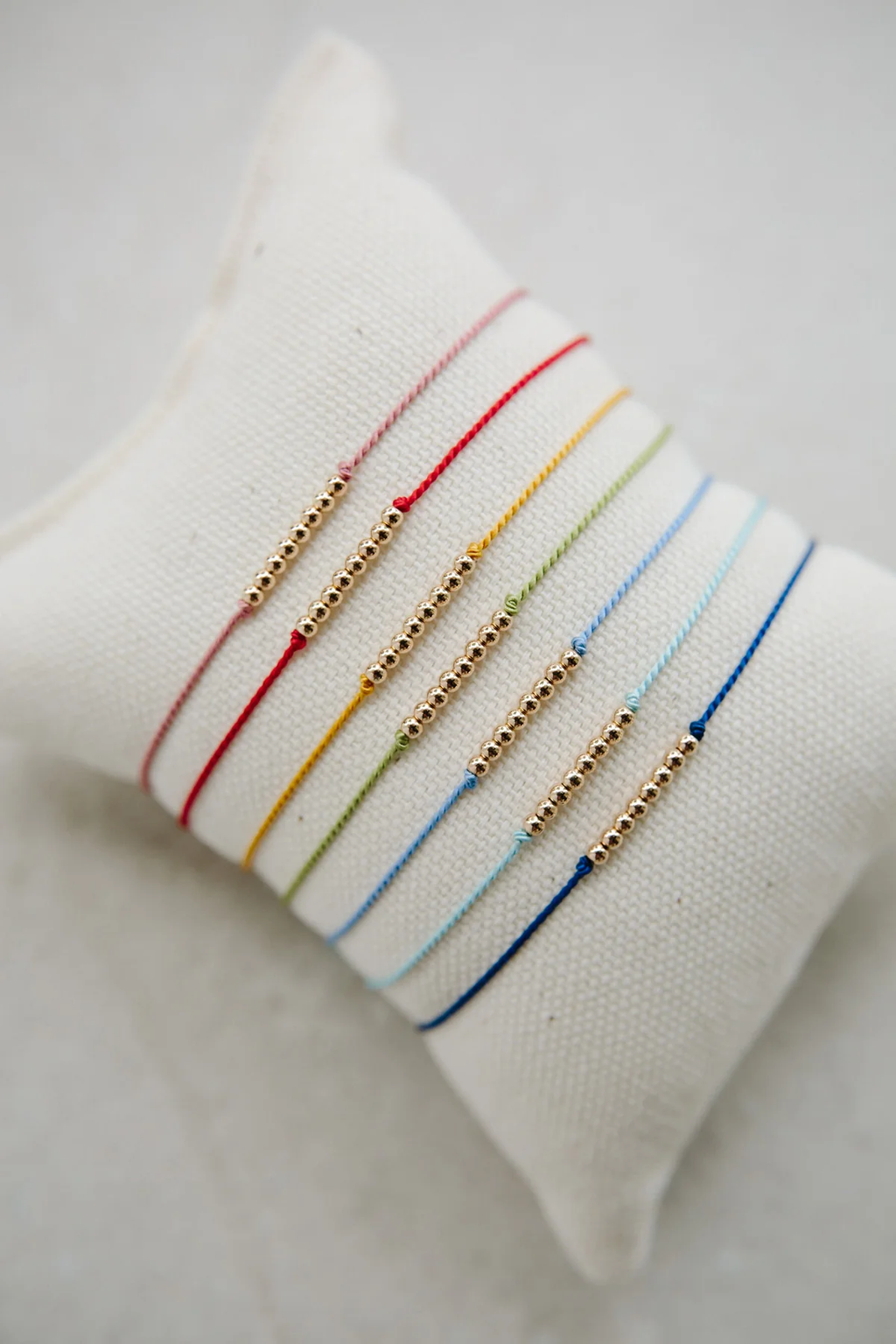 Abacus Row Friendship Bracelet - No. 3 / Pear