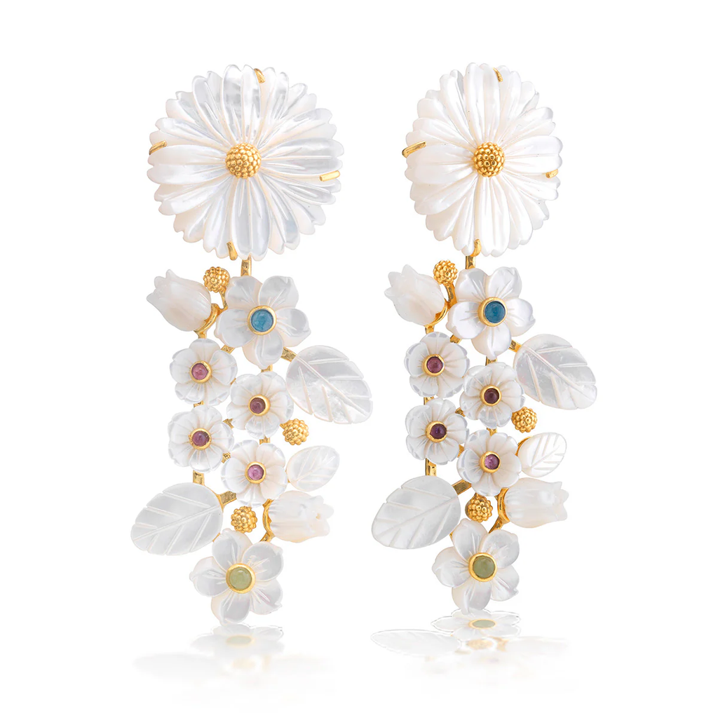 Capucine De Wulf Mermaid Garden Convertible Statement Earrings
