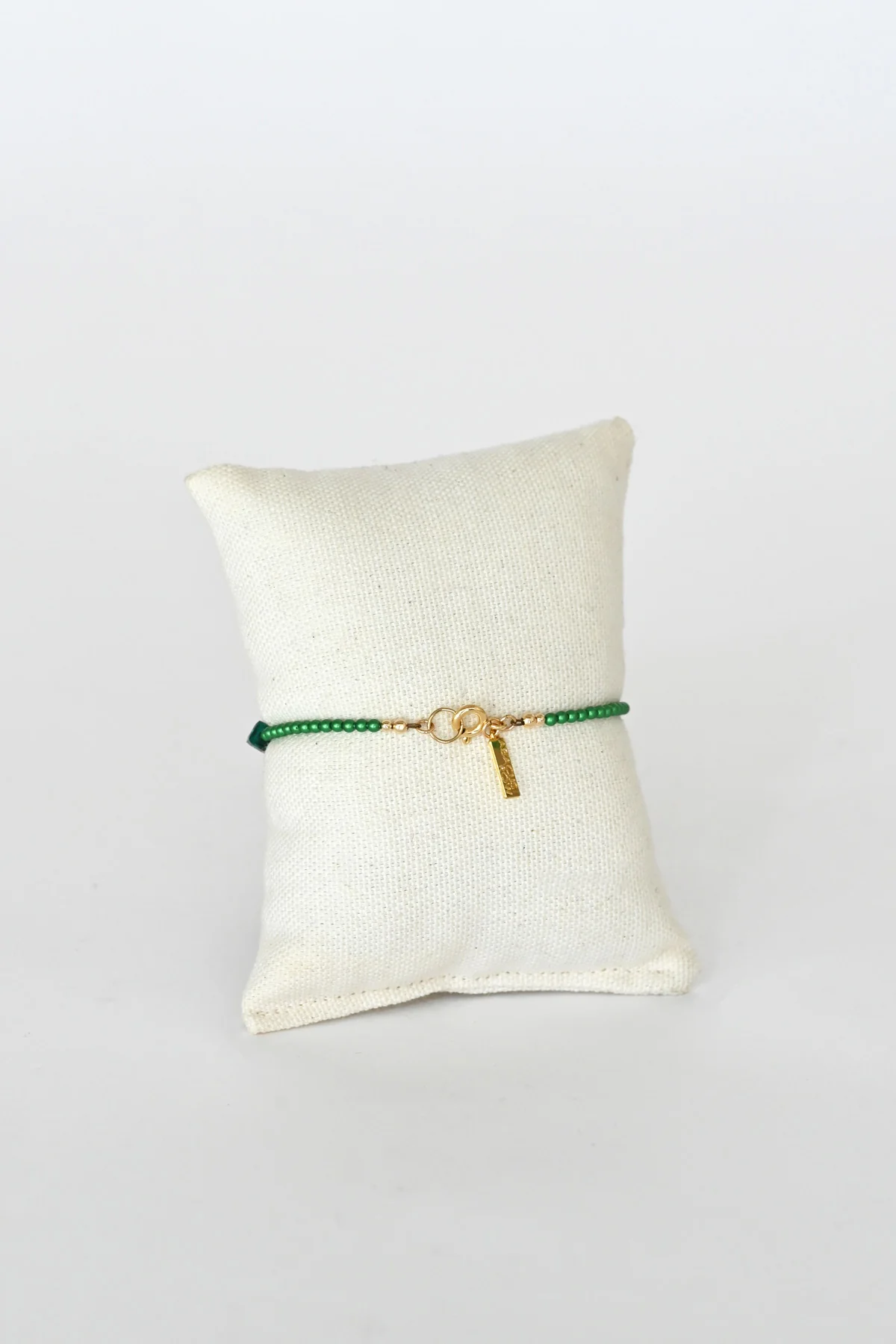 Abacus Row Confetti Bracelet, Mirror Mirror - Emerald