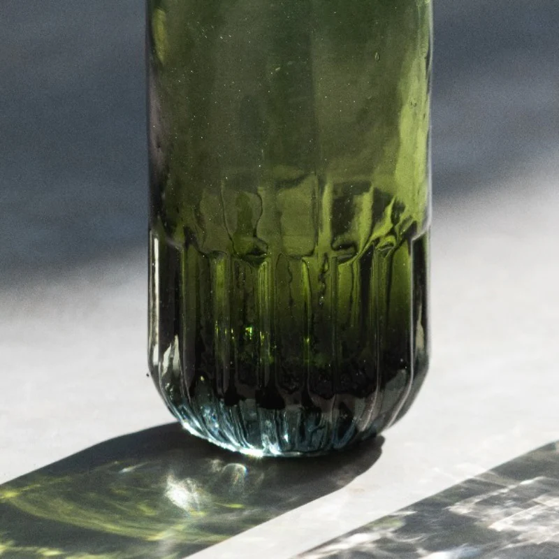 MAAKO Cactus Highball Glass - Set of Two | Olive