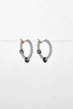 Abacus Row Confetti Earrings - Moonstruck