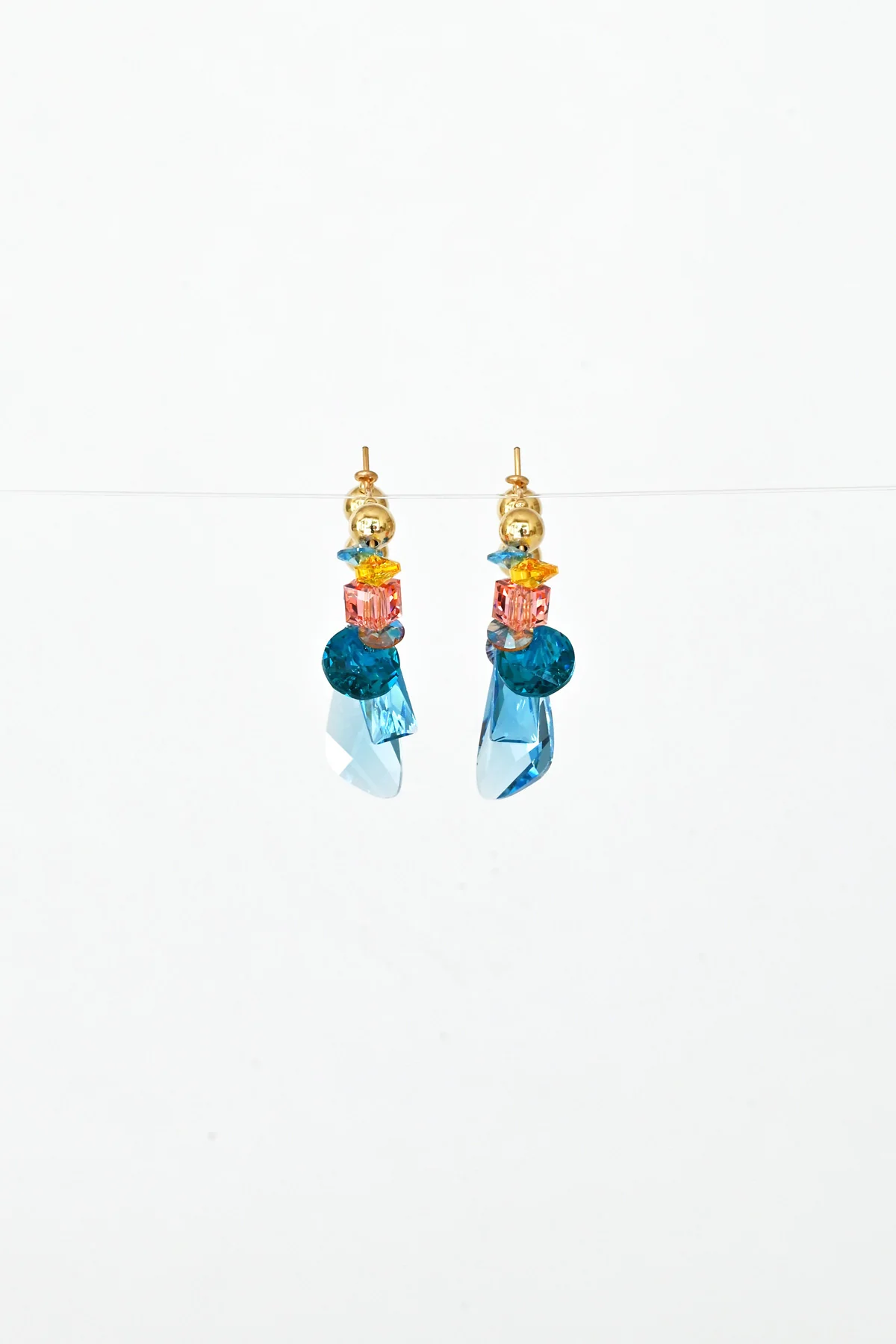 Abacus Row Lady's Slipper Earrings - No. 2
