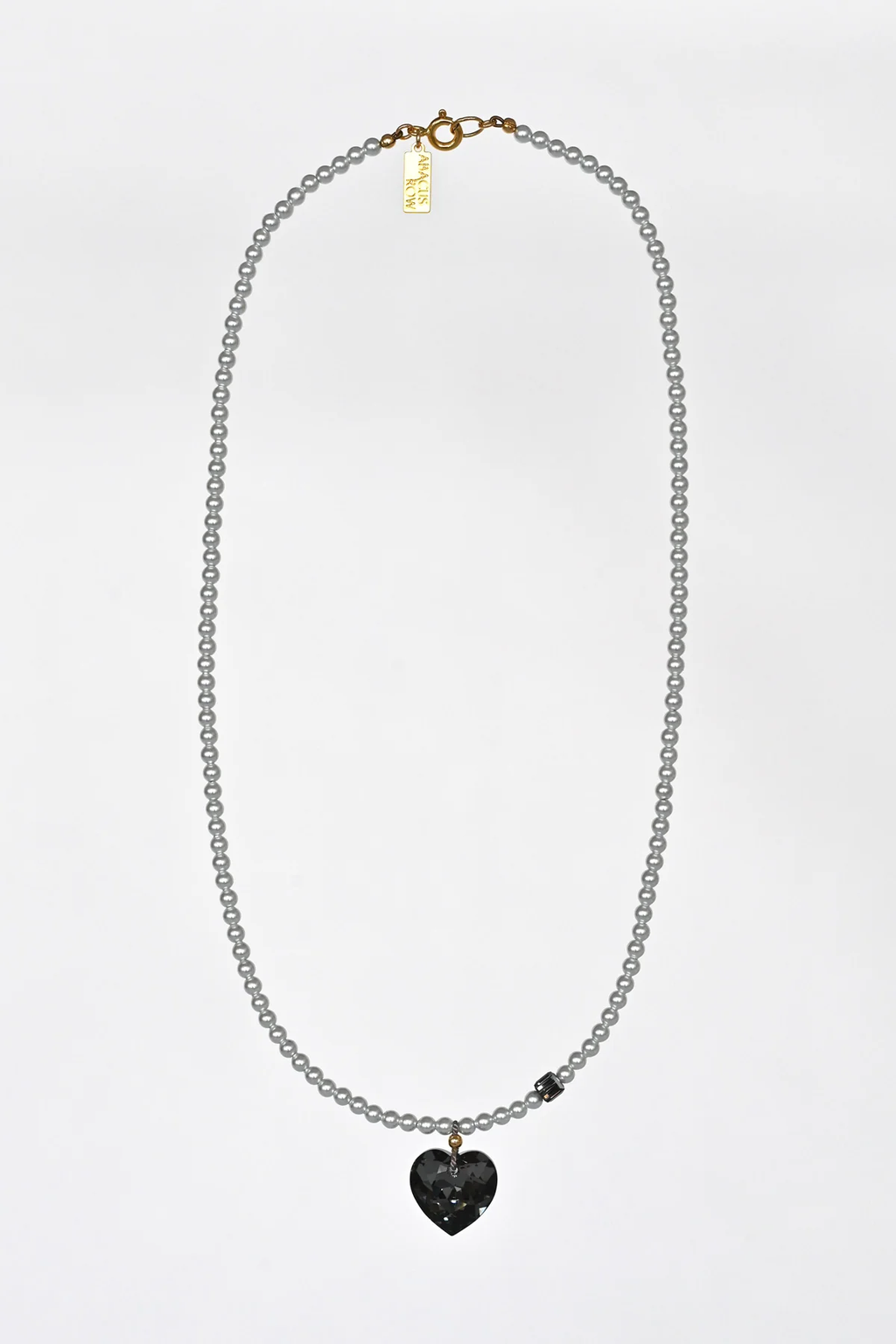 Abacus Row Big Heart Necklace, Moonstruck