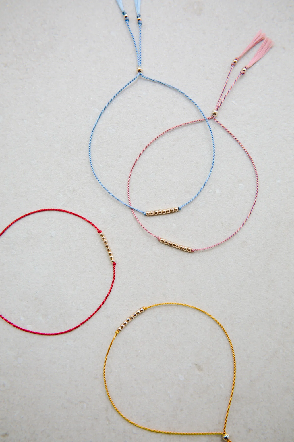 Abacus Row Friendship Bracelet - No. 3 - Moss