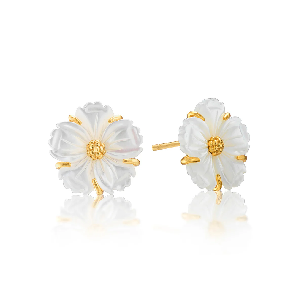 Capucine De Wulf Mermaid Garden Petile Stud Earrings