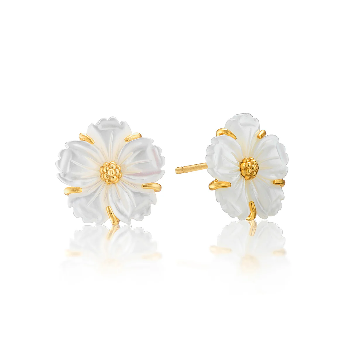Capucine De Wulf Mermaid Garden Petile Stud Earrings