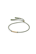 Abacus Row Friendship Bracelet - No. 3 - Moss