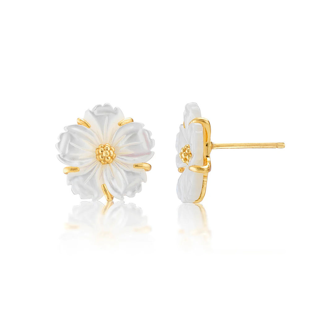 Capucine De Wulf Mermaid Garden Petile Stud Earrings