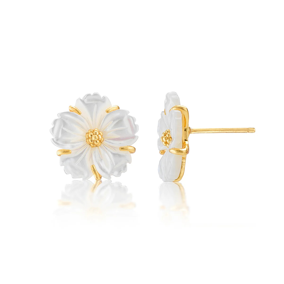 Capucine De Wulf Mermaid Garden Petile Stud Earrings