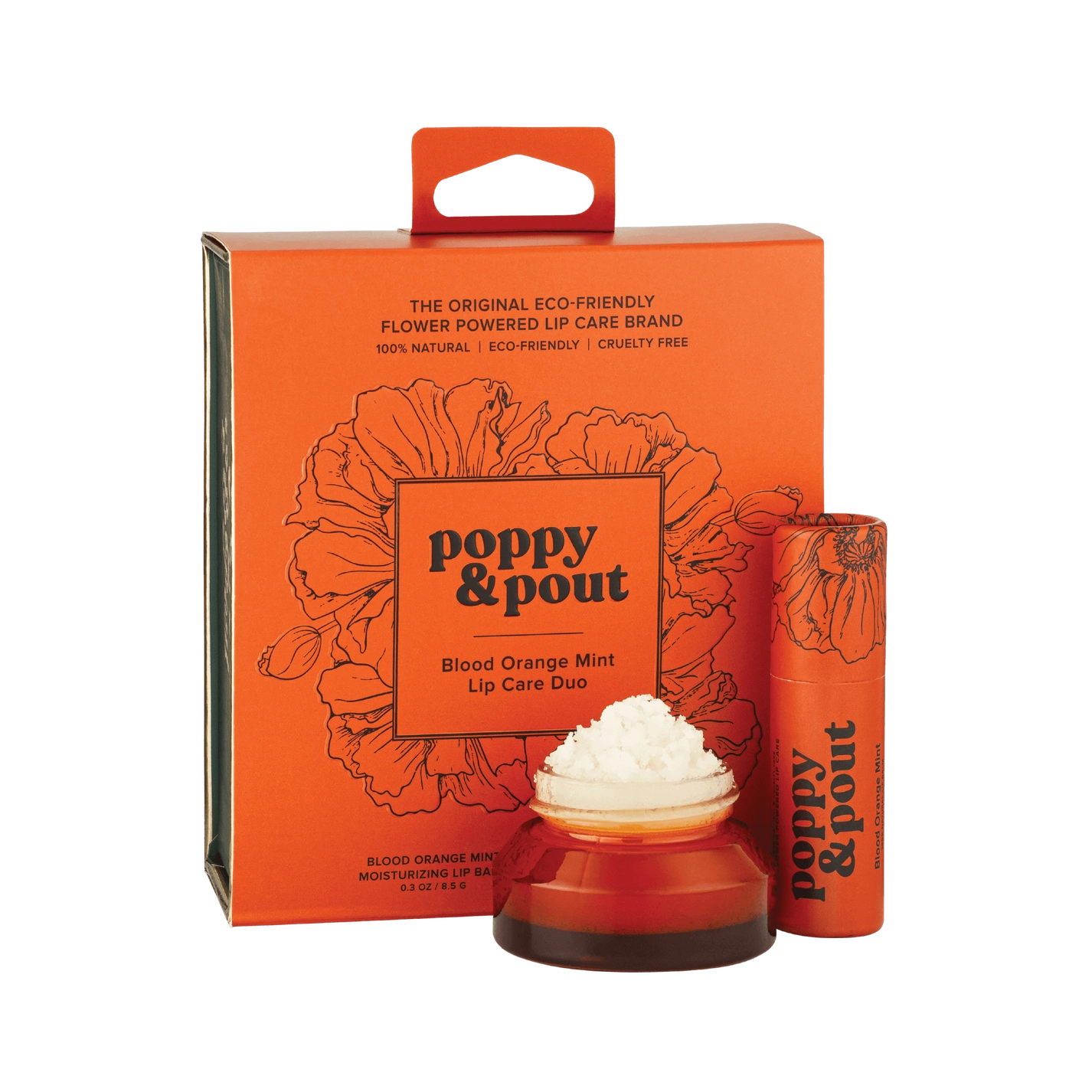 Poppy & Pout - Lip Care Duo | Blood Orange Mint
