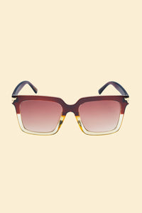Powder UK Fallon Luxe Sunglasses - Mahogany/Nude