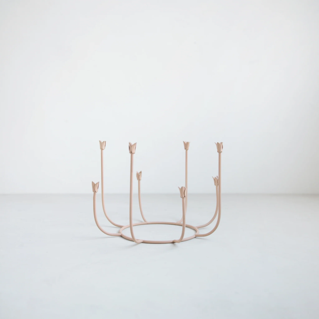 The Floral Society - Beacon Long Stem Candelabra - Dune