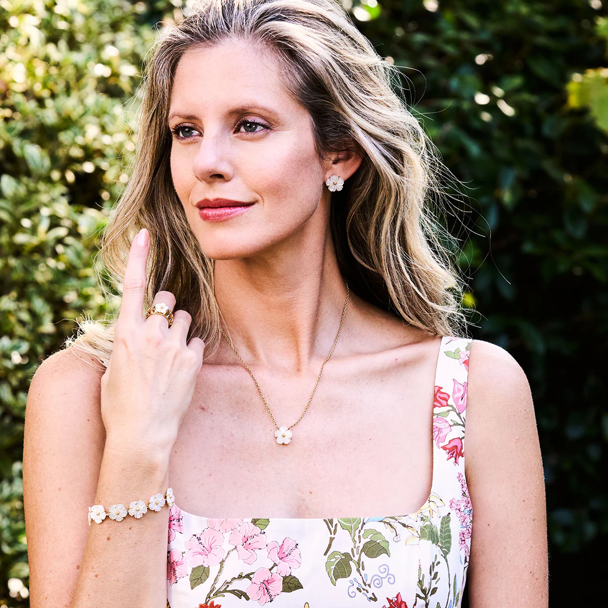 Capucine De Wulf Mermaid Garden Petile Stud Earrings