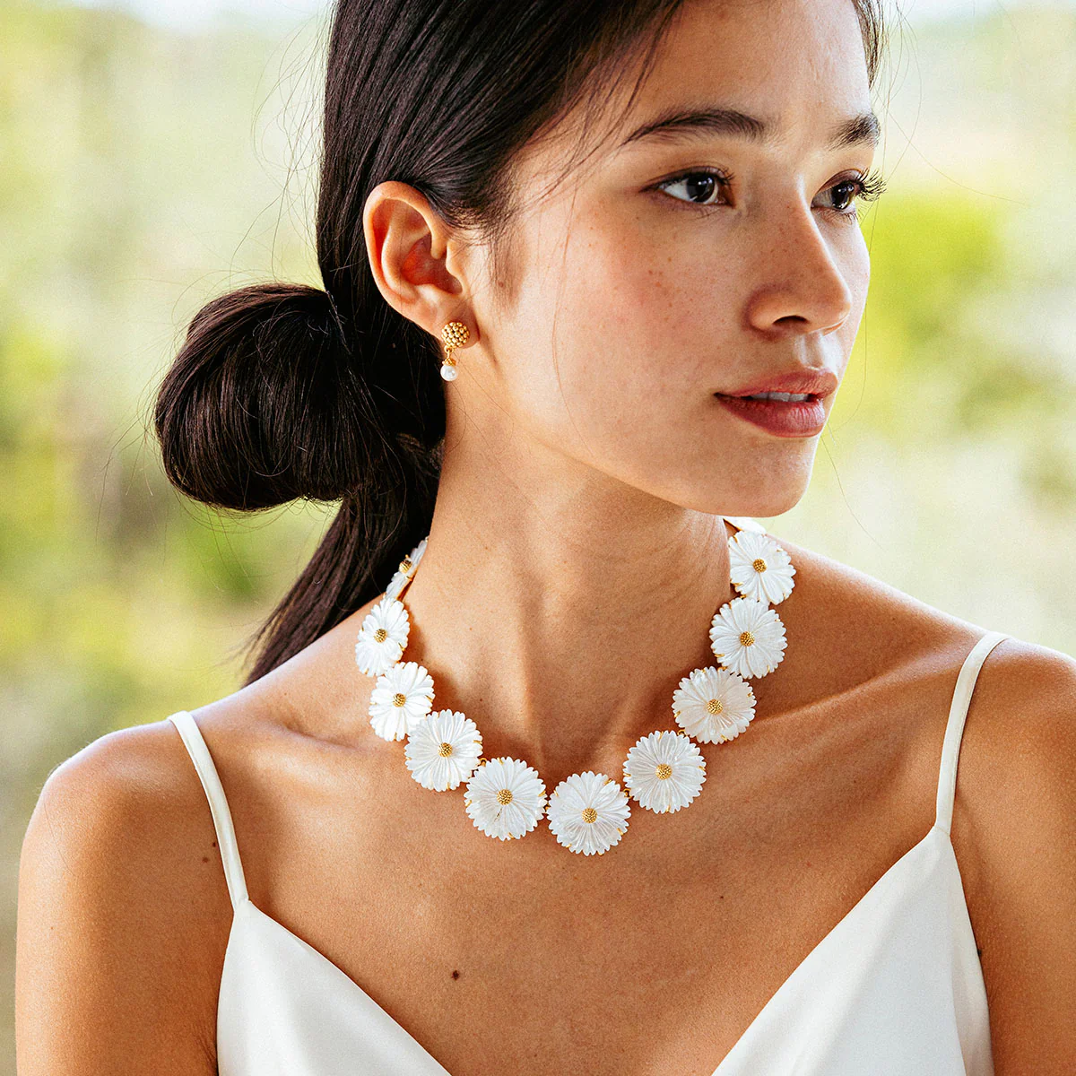 Capucine De Wulf Mermaid Gardens Floral Convertible Necklace