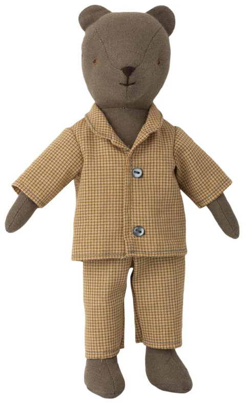 Maileg Pyjamas for Teddy Dad - Brown