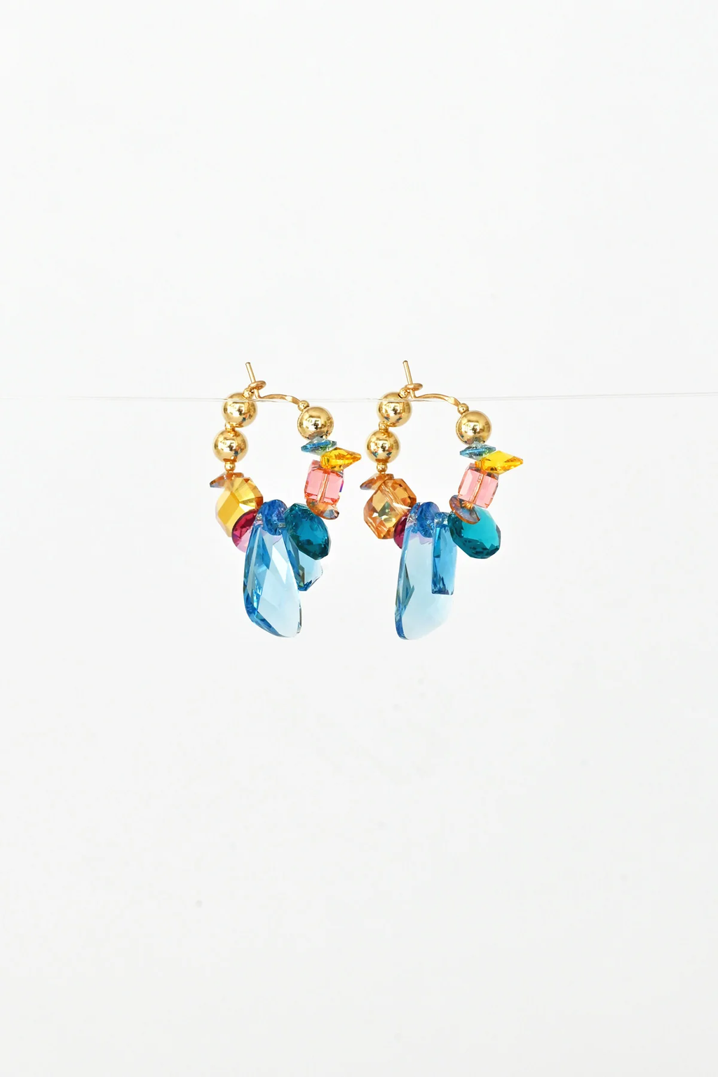 Abacus Row Lady's Slipper Earrings - No. 2