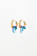 Abacus Row Lady's Slipper Earrings - No. 2