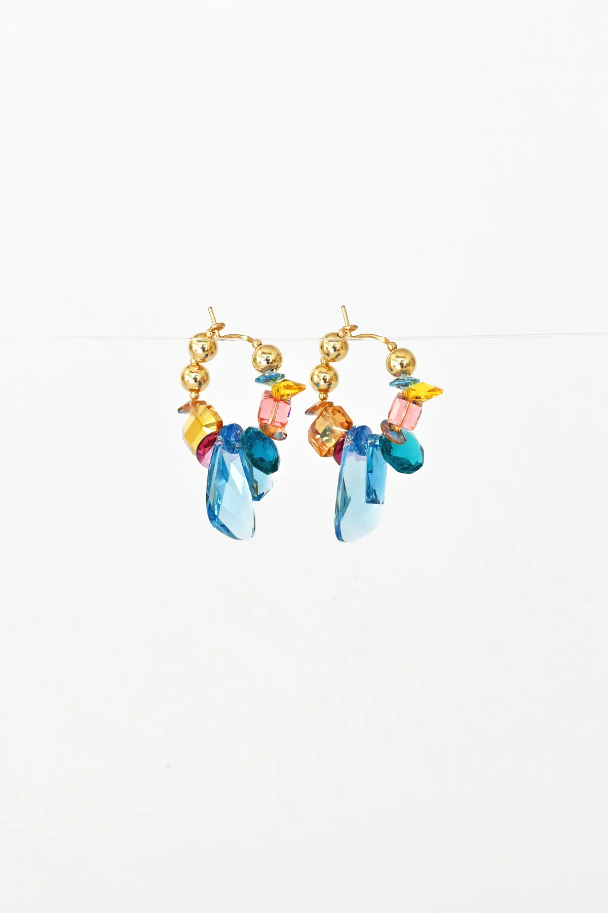 Abacus Row Lady's Slipper Earrings - No. 2