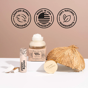 Poppy & Pout Lip Balm - Island Coconut