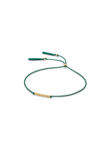 Abacus Row Friendship Bracelet - No. 3 / Emerald