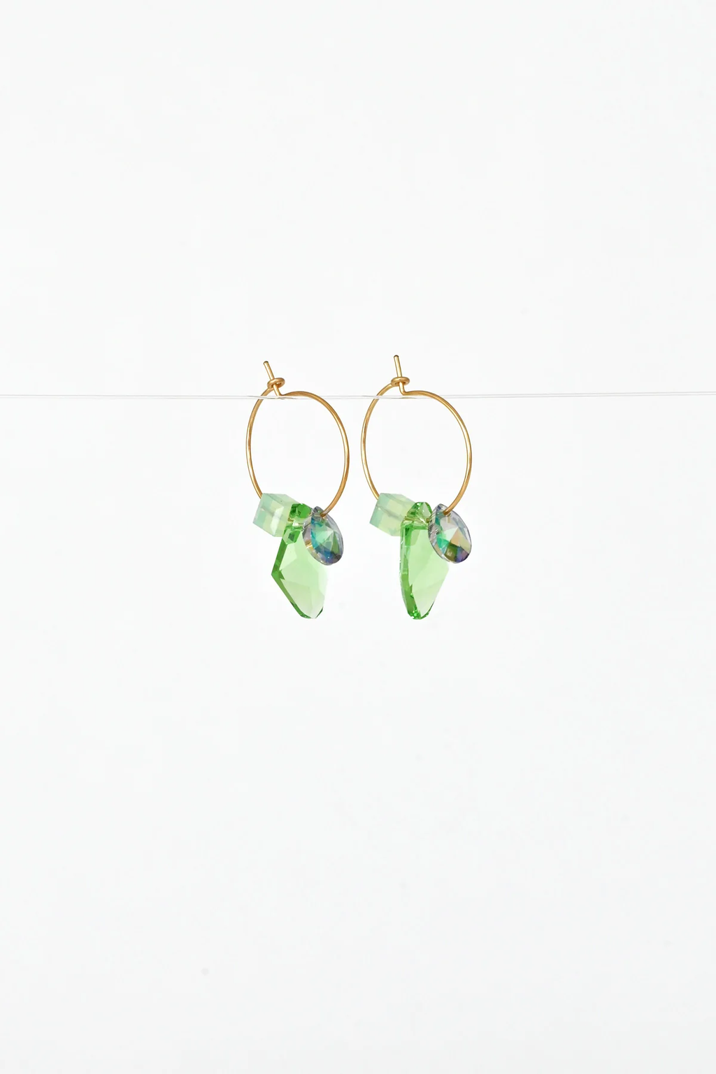 Abacus Row Sage Flower Earrings - No. 2