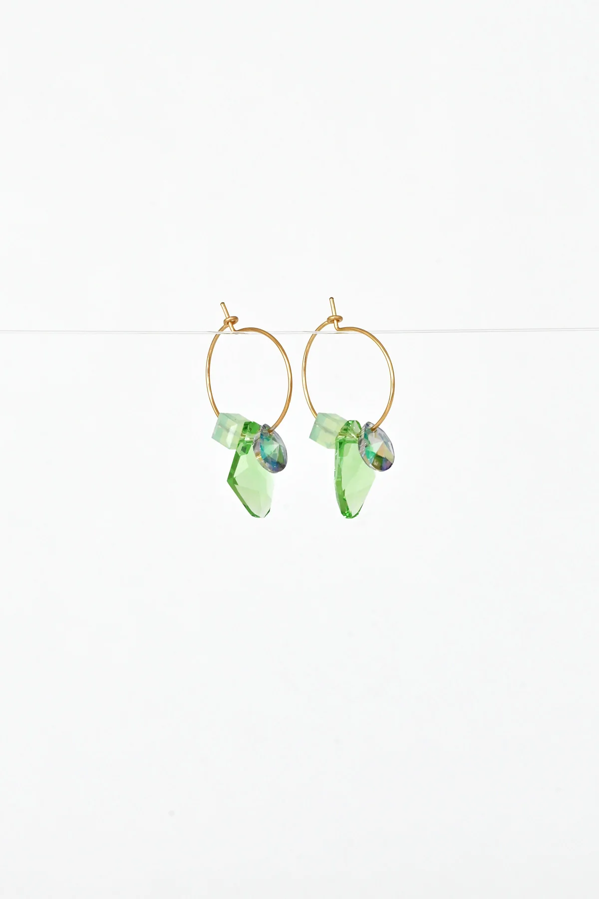 Abacus Row Sage Flower Earrings - No. 2