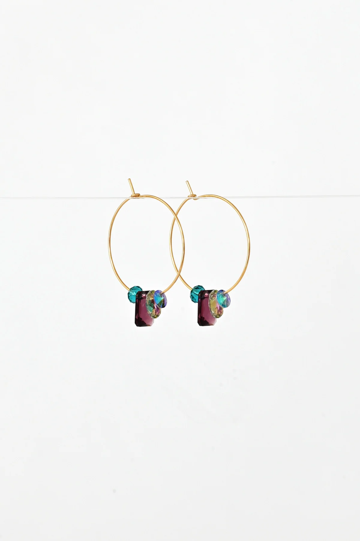 Abacus Row Wild Sweet Pea Earrings - No. 2