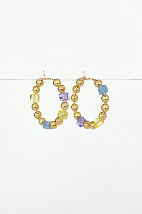 Abacus Row Daisy Chain Earrings - No. 2 / Large