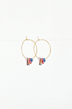Abacus Row Wild Sweet Pea Earrings - No. 1