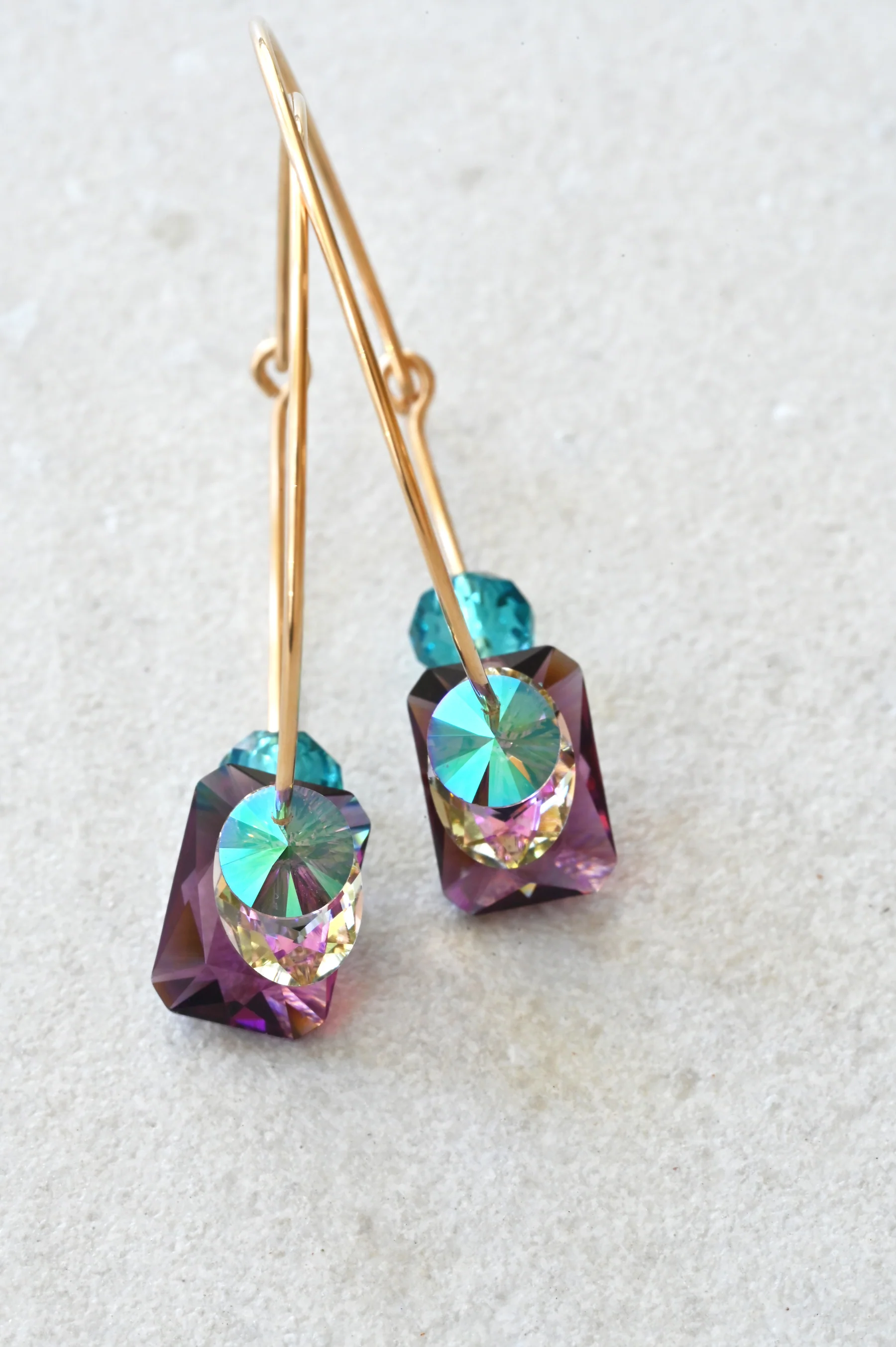 Abacus Row Wild Sweet Pea Earrings - No. 2