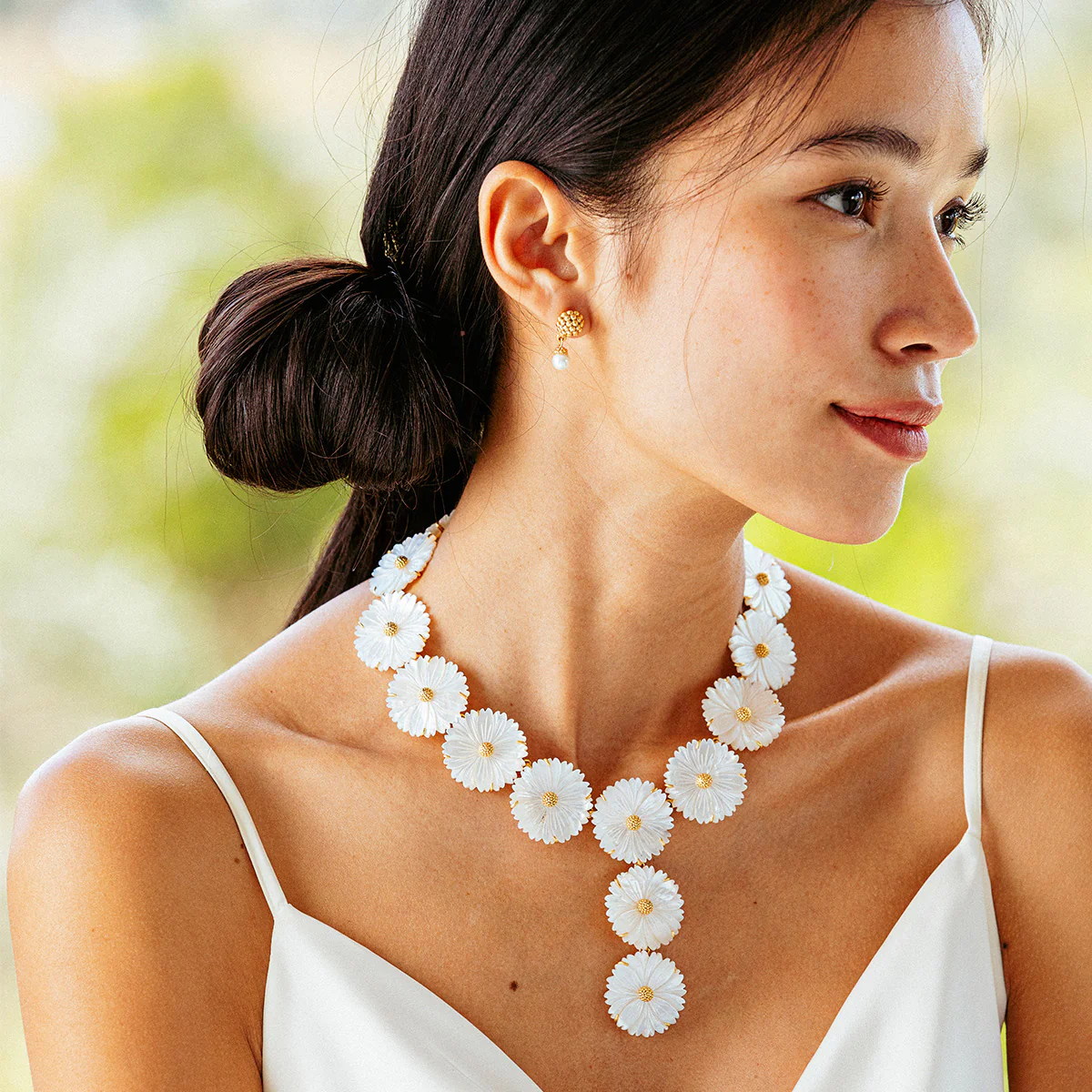 Capucine De Wulf Mermaid Gardens Floral Convertible Necklace