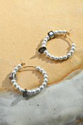 Abacus Row Confetti Earrings - Moonstruck