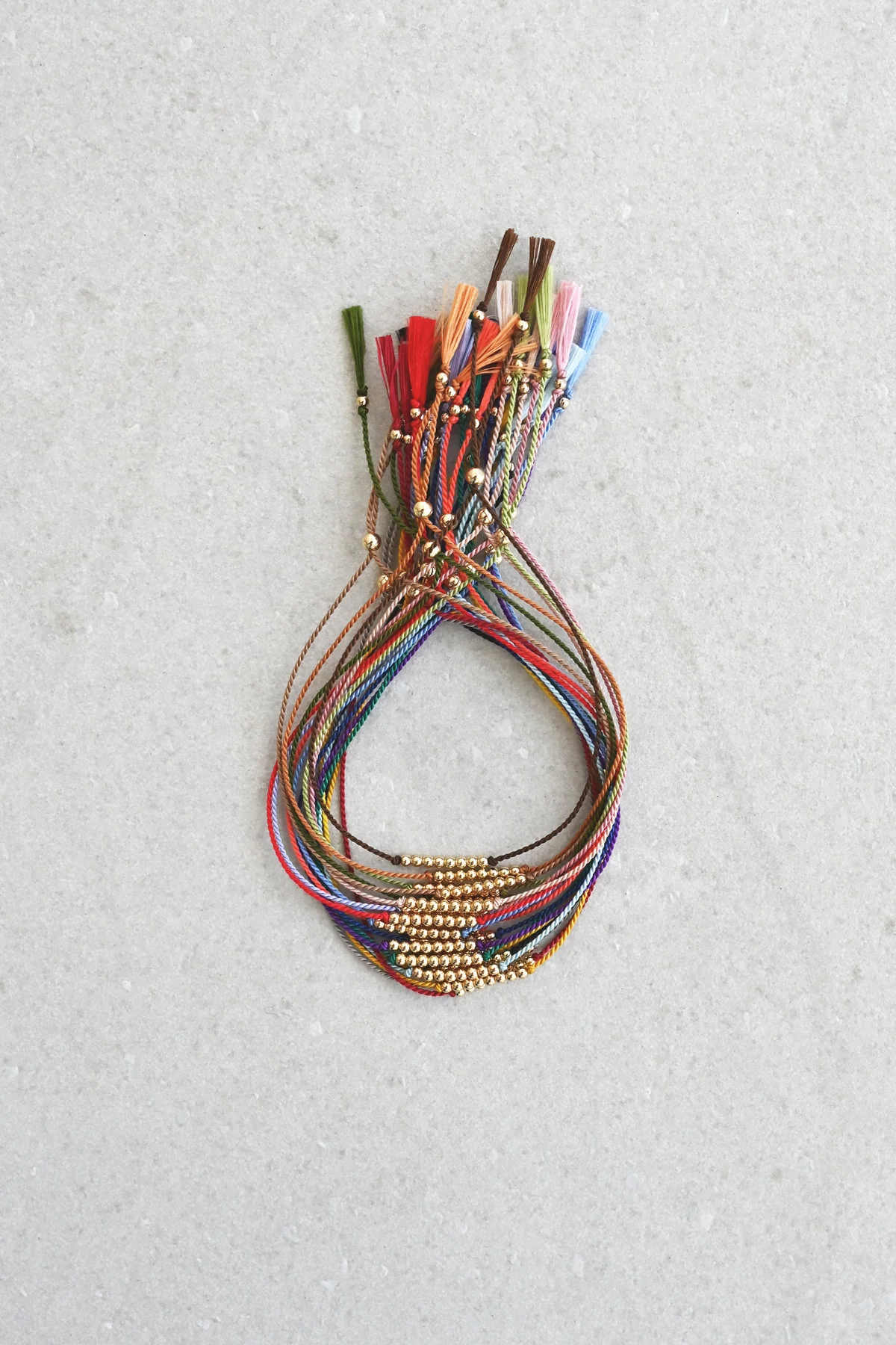 Abacus Row Friendship Bracelet - No. 3 / Pear