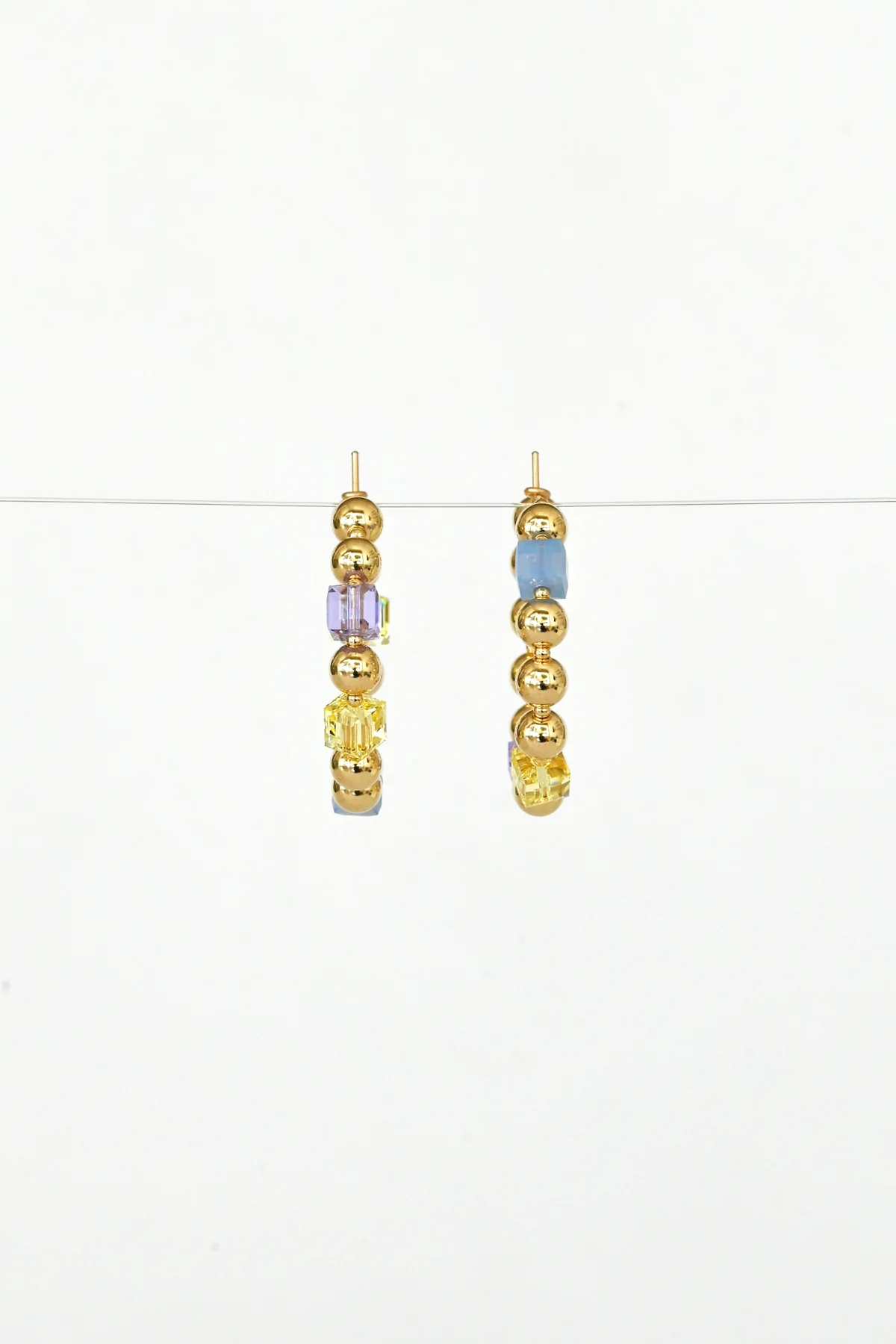 Abacus Row Daisy Chain Earrings - No. 2 / Large