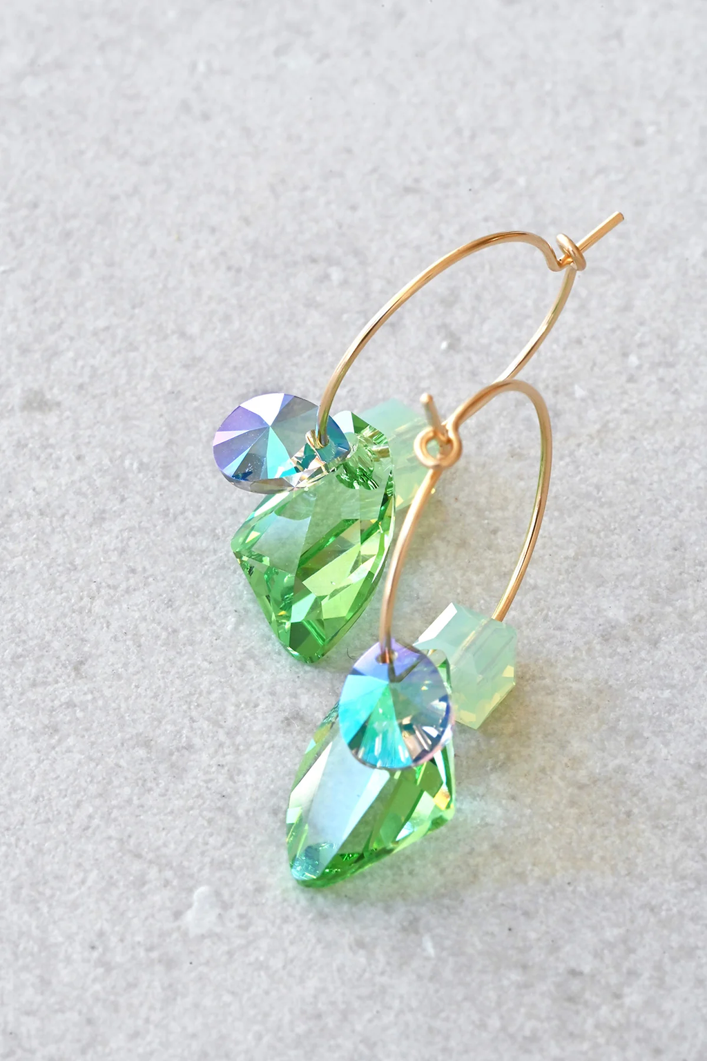 Abacus Row Sage Flower Earrings - No. 2