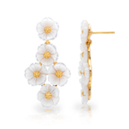 Capucine De Wulf Mermaid Garden Floral Petite Postdrop Earrings