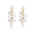 Capucine De Wulf Mermaid Garden Vine Drop Earrings