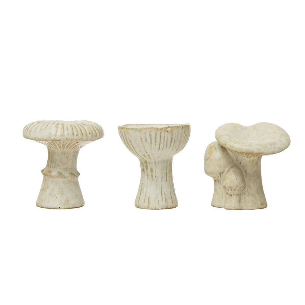 Stoneware Mushroom with Reactive Glaze - Various sizes
