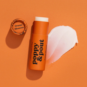 Poppy & Pout Lip Balm - Orange Blossom