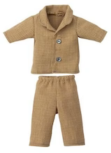 Maileg Pyjamas for Teddy Dad - Brown