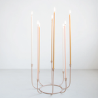 The Floral Society - Beacon Long Stem Candelabra - Dune