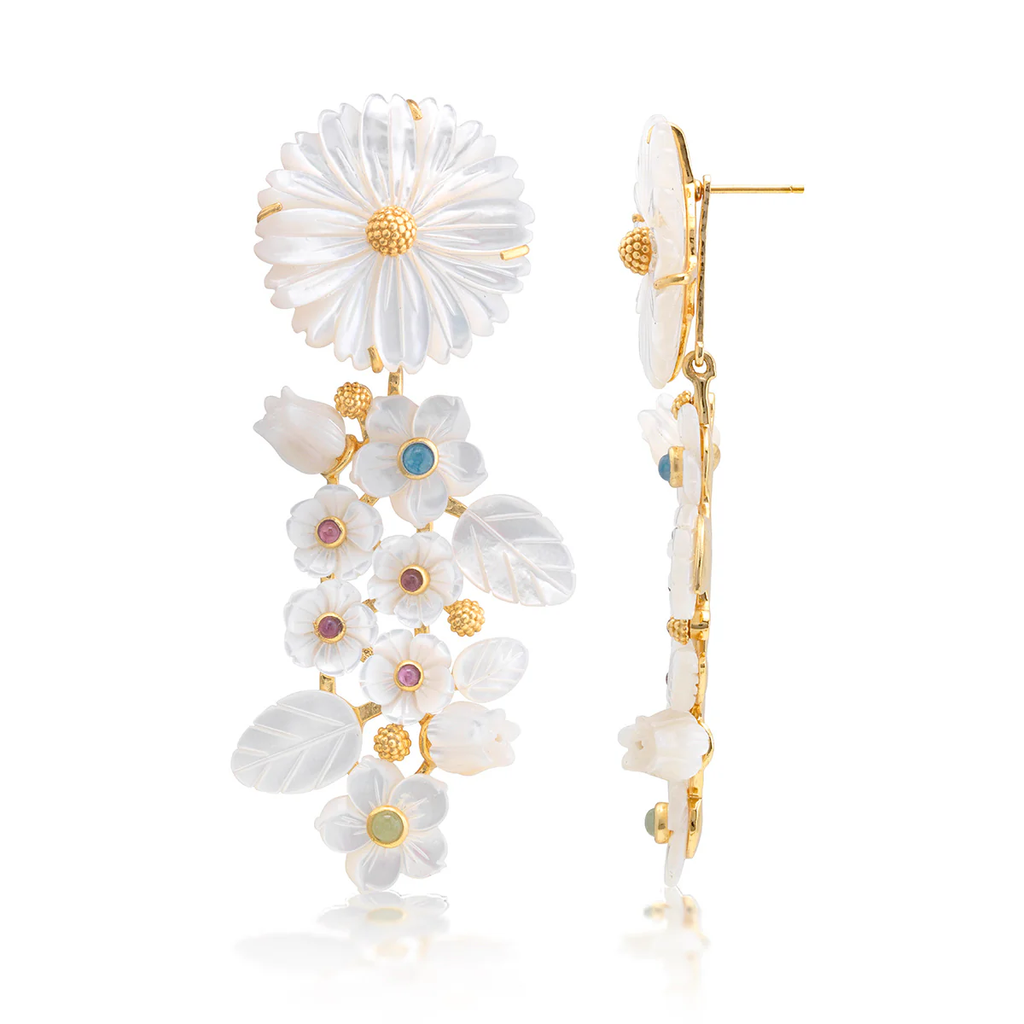 Capucine De Wulf Mermaid Garden Convertible Statement Earrings