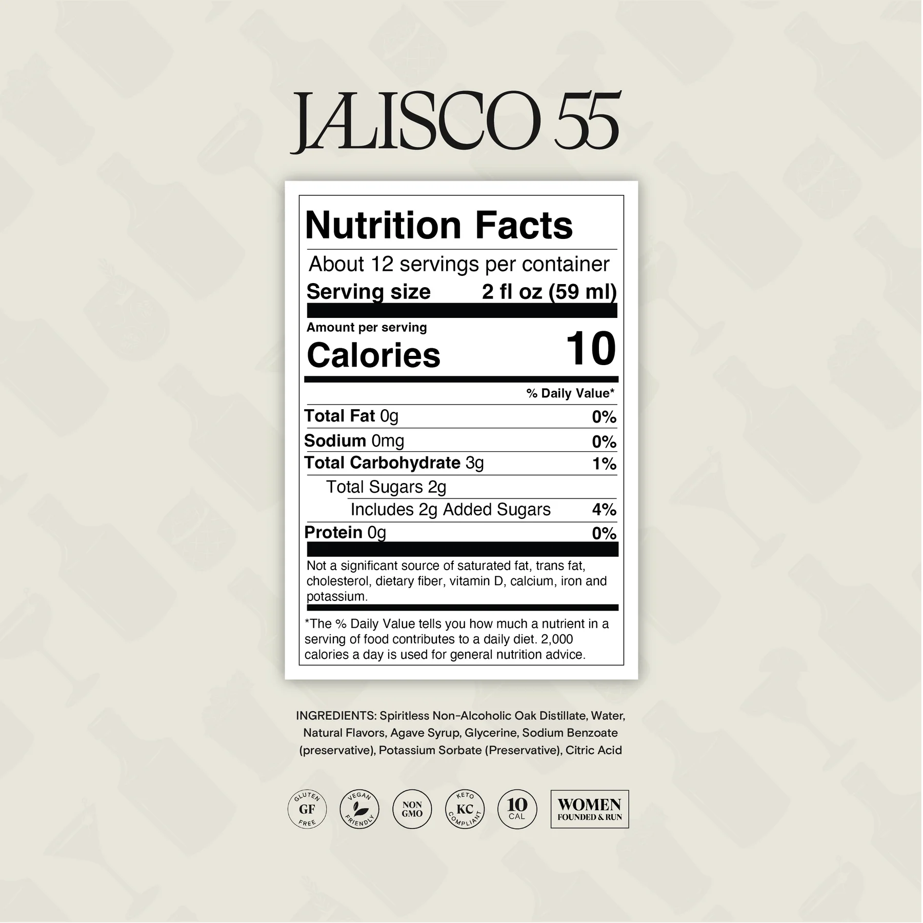 Spiritless Jalisco 55 Non-Alcoholic Tequila - 700mL