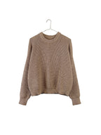 It Is Well L.A. Crewneck Pull-on Sweater - Camel