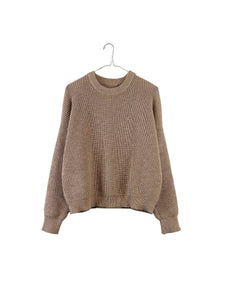 It Is Well L.A. Crewneck Pull-on Sweater - Camel