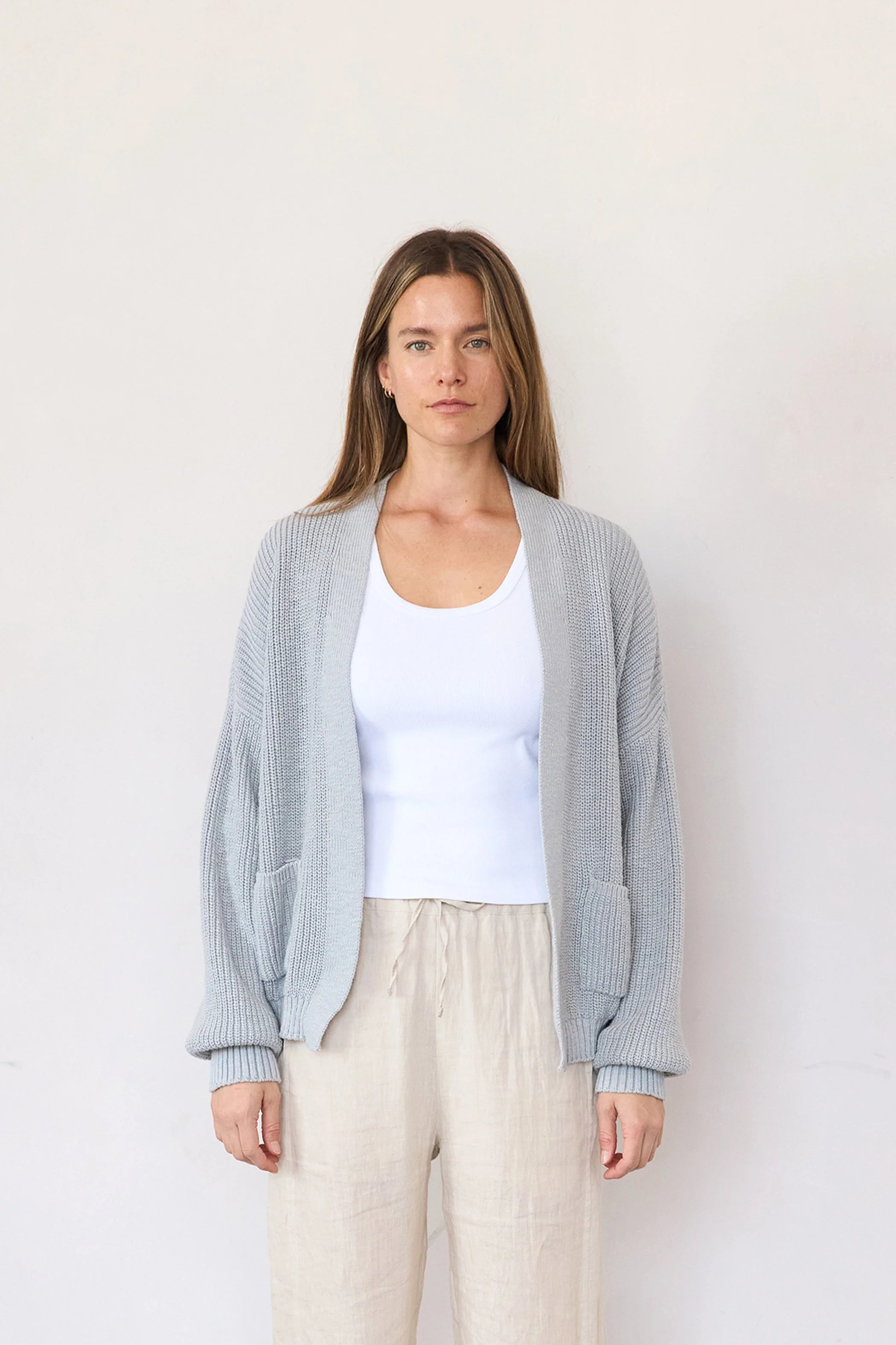 It Is Well L.A. Easy Cardigan - Slate Gray